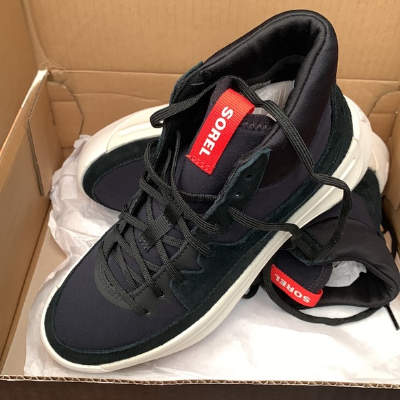 Sorel, High Top, Platform, Black Sneakers - Picture 2 of 5